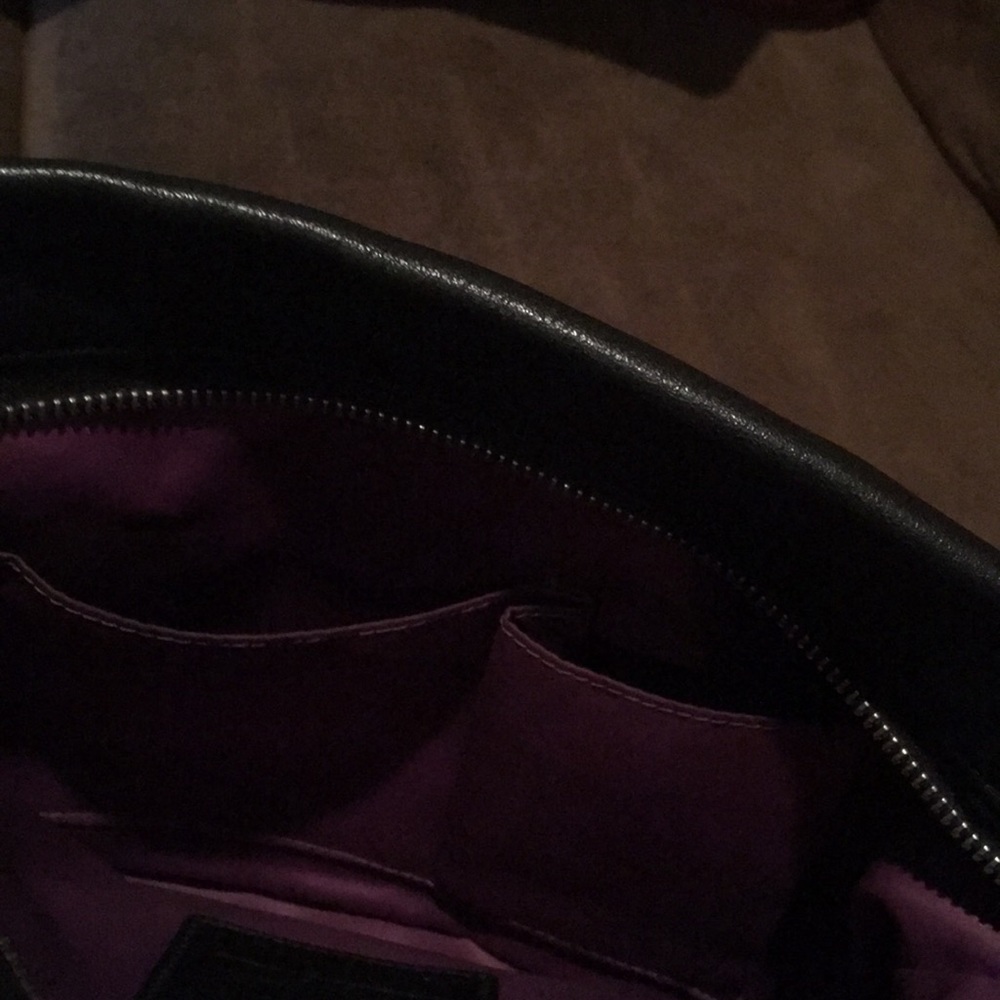 Coach Black Leather Handbag - Picture 7 of 12